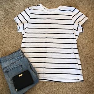 Black & White T-Shirt by Time and Tru